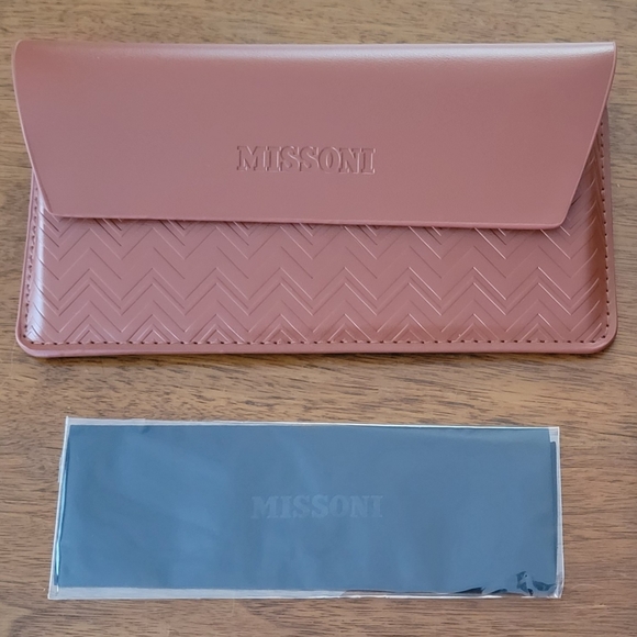 MISSONI black/gray chevron sunglasses - Picture 6 of 6